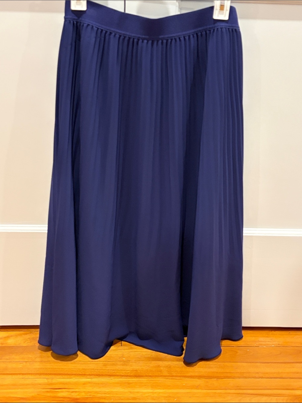 J. Crew periwinkle Pleated Maxi Skirt